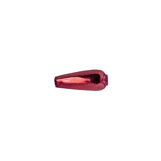 10 Pink Drop Blown Glass Beads .625" ~ Czech Republic