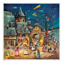 Musical Angels Square Advent Calendar ~ Germany
