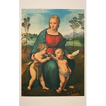 Madonna of the Goldfinch Card ~ Italy