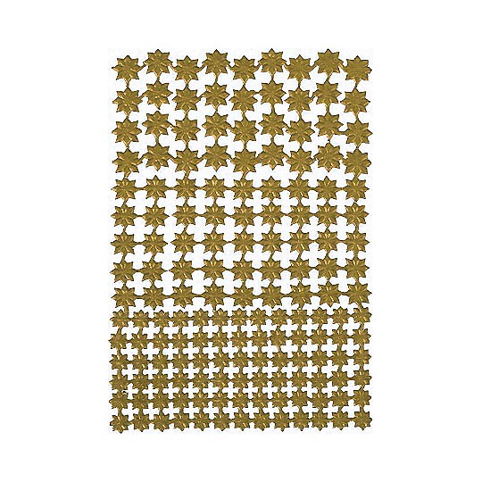 Gold Classic Dresden Stars ~ 159 Assorted