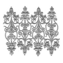 Silver Dresden Foil Embellishments ~ 8