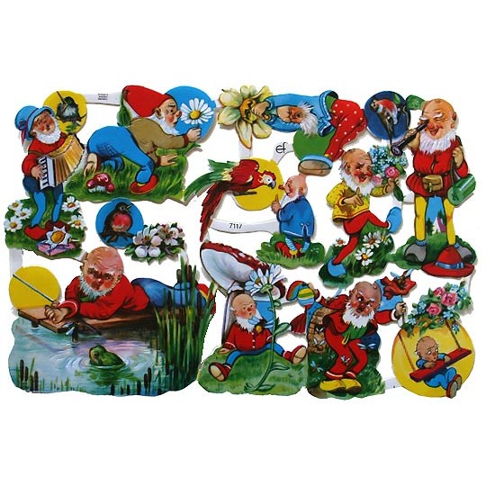 Playful Gnomes Scraps ~ Germany