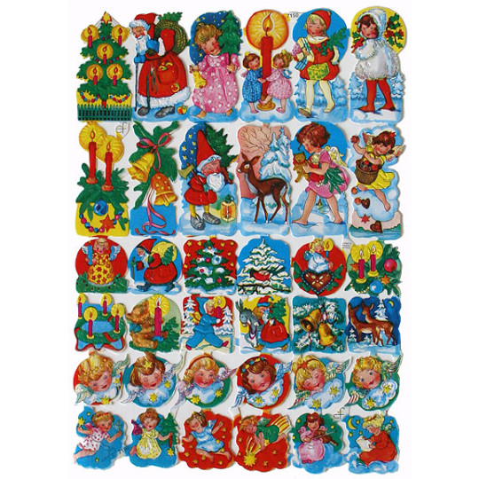 Colorful Christmas Scraps ~ Germany