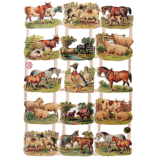 At the Farmyard Animal Scraps ~ Germany