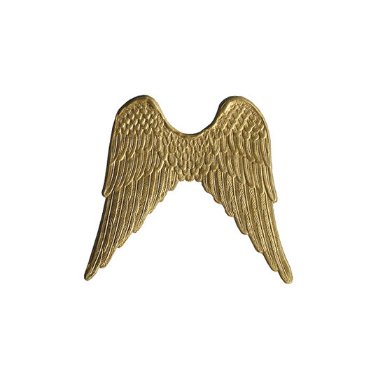 Large Gold Dresden Foil Wings ~ 4