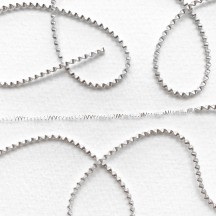 Authentic German Bouillion Zig Zag Crinkle Wire ~ 3 mm Silver 