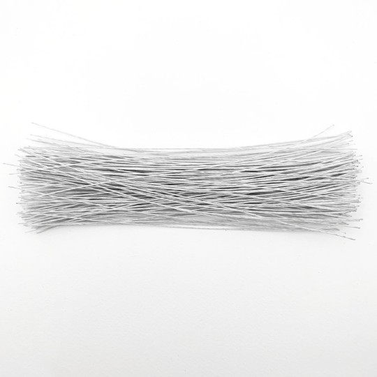 White Paper Wrapped Craft Wire ~ 0.6mm ~ 8" long