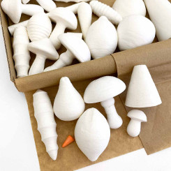 Fruit, Mushrooms, Bells and Assorted Craft Shapes