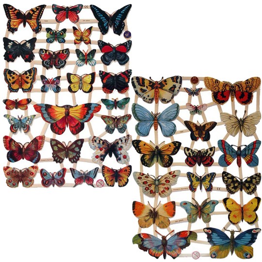Butterflies Master Scrap Pack ~ 6 Assorted Sheets