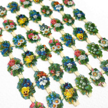 Miniature Flower Bouquet Scraps ~ Germany