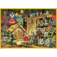 Toys Delivering Gifts Paper Advent Calendar