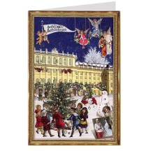 Vienna Schloss Schonbrunn Advent Calendar Card ~ Germany