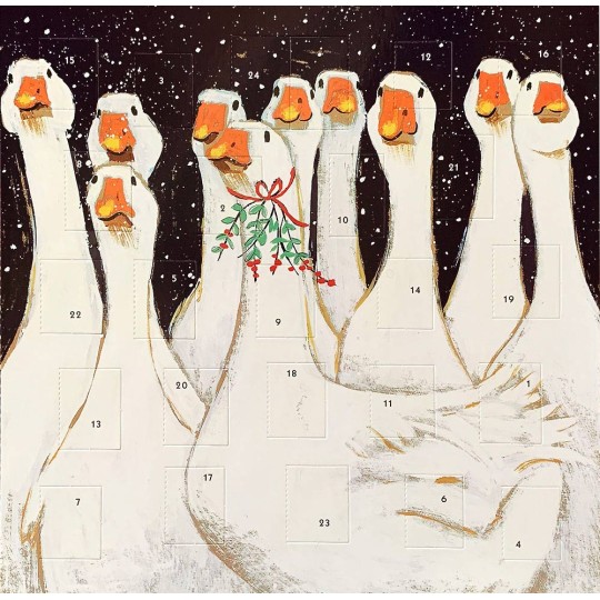Christmas Geese Advent Calendar ~ England