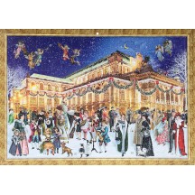 Vienna Christmas with Fancy Victorians Advent Calendar ~ 16-1/2" x 11-3/4"
