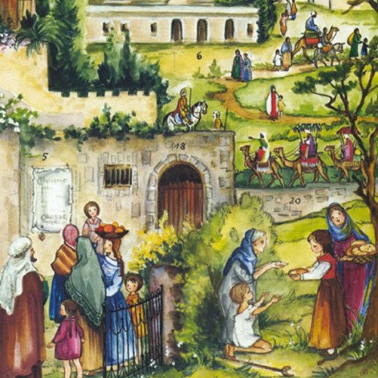 In the Holy Land Folding Advent Calendar