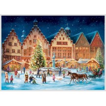 Christmas in Frankfurt Advent Calendar ~ 16-1/2" x 11-1/2"