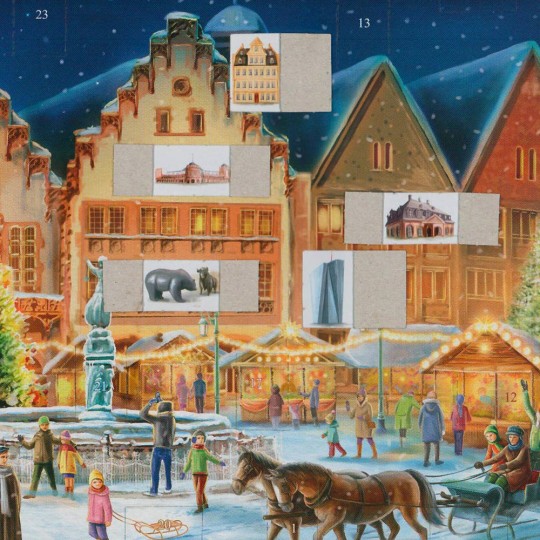 Christmas in Frankfurt Advent Calendar ~ 16-1/2" x 11-1/2"