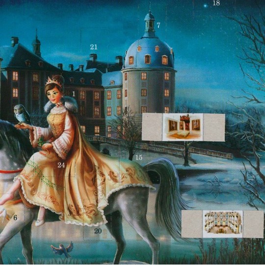 Christmas in Moritzburg Advent Calendar ~ 16-1/2" x 11-1/2"