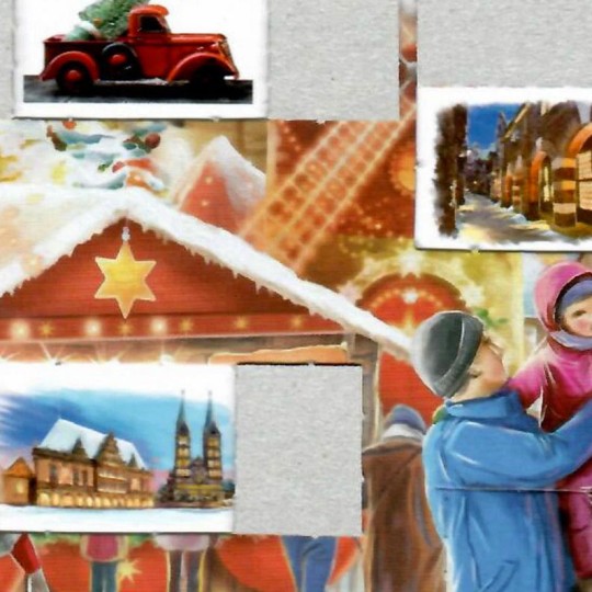 Christmas in Bremen Advent Calendar ~ 16-1/2" x 11-1/2"