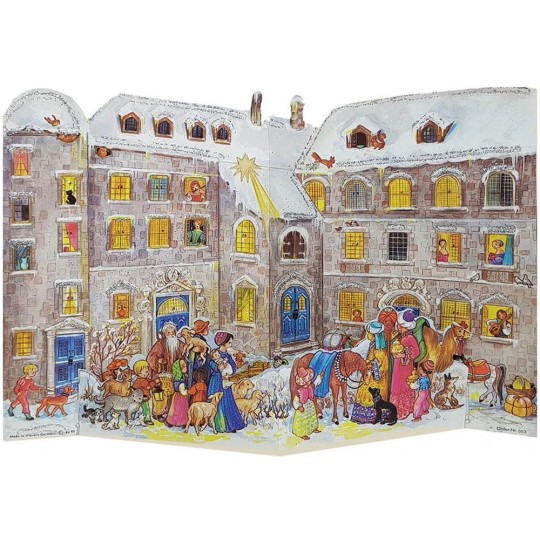 At the Castle Standing Paper Advent Calendar