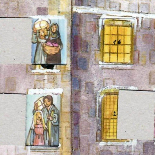 At the Castle Standing Paper Advent Calendar