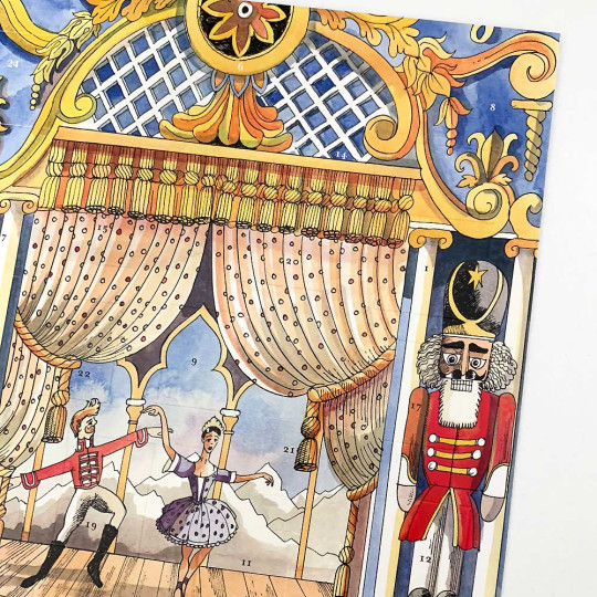 Emma Bridgewater Nutcracker Suite Advent Calendar ~ England ~ 12-3/4" x 9-3/4"