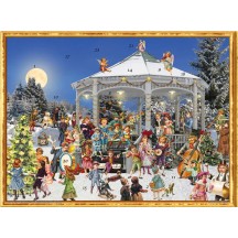Victorian Christmas at the Pavilion Advent Calendar ~ 14" x 10-1/2"