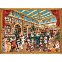 Victorian Toy Shop Advent Calendar ~ 14" x 10-1/2"