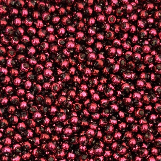 30 Blackberry Round Glass Beads 6 mm ~ Czech Republic