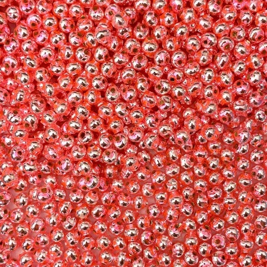 30 Light Pink Round Glass Beads 6 mm ~ Czech Republic