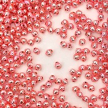 30 Light Pink Round Glass Beads 6 mm ~ Czech Republic
