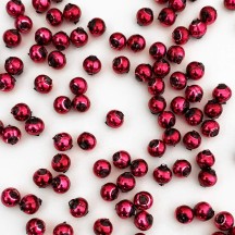 30 Blackberry Round Glass Beads 8 mm ~ Czech Republic