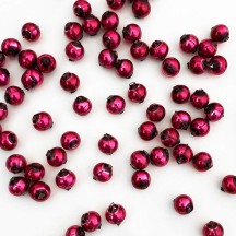 30 Pearl Blackberry Round Glass Beads 8 mm ~ Czech Republic