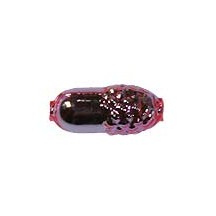 6 Light Pink Acorn Blown Glass Beads .75" ~ Czech Republic