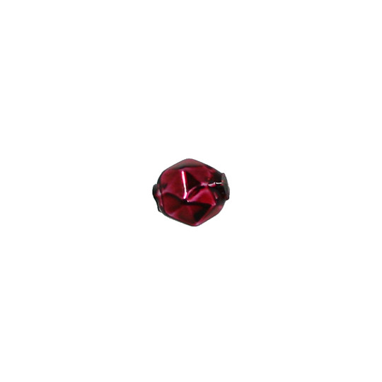 15 Burgundy Faceted Ball Blown Glass Beads 8mm ~ Czech Republic