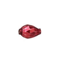 10 Pink Faceted Drop Glass Beads 14mm ~ Czech Republic