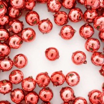 12 Pink Round Glass Beads 12 mm ~ Czech Republic
