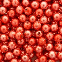 10 Pearl Coral Round Glass Beads 14 mm ~ Czech Republic