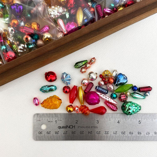 Glass Garland Beads Mixed Pack ~ 30 beads ~ Random Assortment
