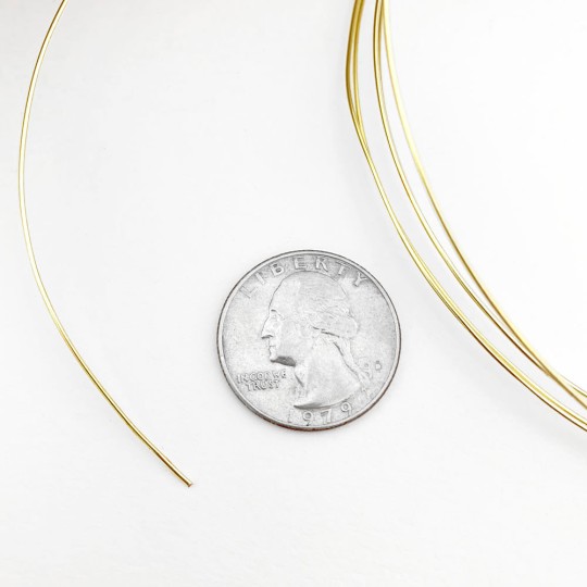 Gold 0.8mm Bead Wire ~ 20 Gauge ~ 2 meter Coil