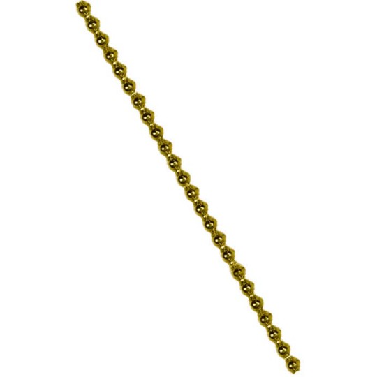 3 Blown Glass Gold Faceted Bead Sticks ~ 5 mm Bumps ~ Czech Republic