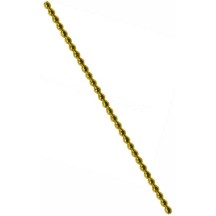 3 Blown Glass Gold Faceted Bead Sticks ~ 4 mm Bumps ~ Czech Republic