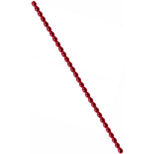 3 Blown Glass Red Faceted Bead Sticks ~ 4 mm Bumps ~ Czech Republic