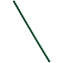 3 Blown Glass Green Smooth Bead Sticks ~ 4 mm Bumps ~ Czech Republic