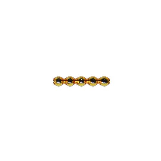 24 Gold Blown Glass Faceted 5 Bump Tube Beads 4 mm ~ Czech Republic