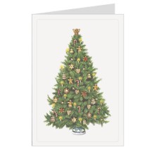 Traditional Tree Italian Christmas Card ~ Rossi Italy