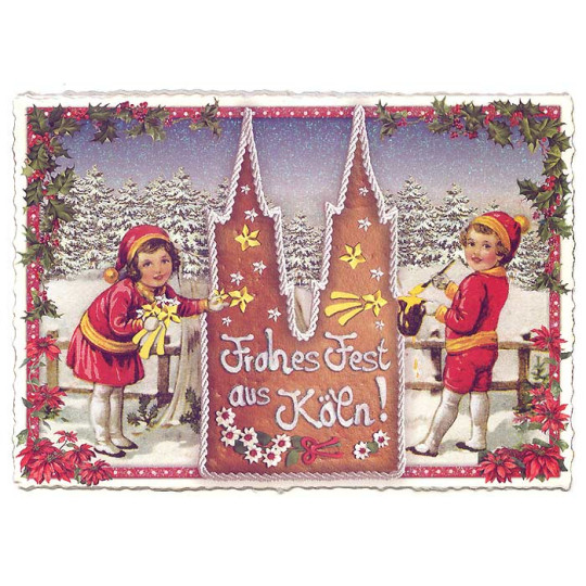 Koln Christmas Lebkuchen Large Postcard ~ Germany