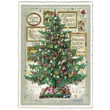 Christmas Tree Large Postcard ~ Germany