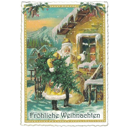 St. Nicholas Christmas Postcard ~ Germany