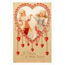 A Token of True Love Valentine Postcard ~ Holland